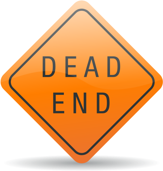 Dead End Sign Clipart Png (600x600), Png Download