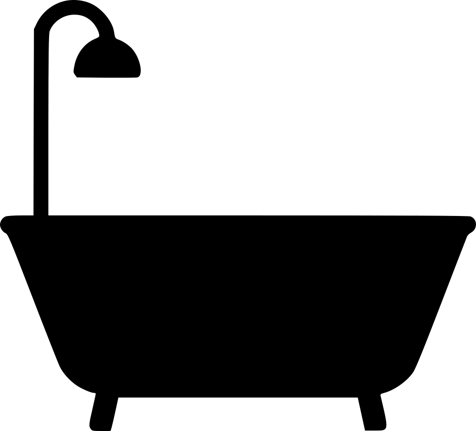 Bathtub Comments - Bathtub Vector Svg (980x888), Png Download