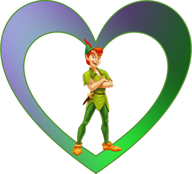 Peter Pan Toppers Or Free Printable Candy Bar Labels - Disney Peter Pan Cardboard Stand-up (648x588), Png Download