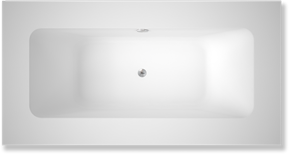 Bathtub Top View Png - Bath Top View Png (600x342), Png Download