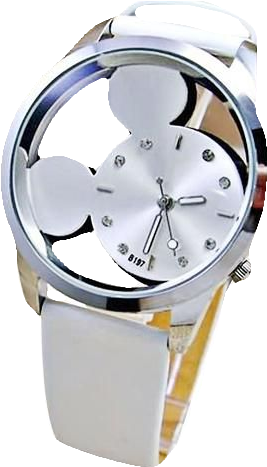 Women Watch 2018 Luxury Bracelets With Mickey Mouse - Brand From Uk Seller Mickey Mouse Watch Ideal Gift (480x480), Png Download