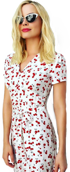 Margotrobbie Blonde Sticker Stickers Bored - Gucci Cat Eye Sunglasses White (240x588), Png Download