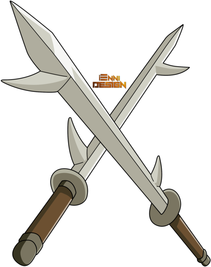 Kunai Drawing Ninja Sword - Kiba Sword Naruto (894x894), Png Download