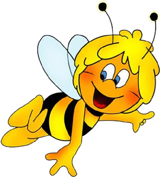 Maya The Bee Cartoon Clip Art Images Are Free To Copy - Biene Maja Clipart (600x600), Png Download