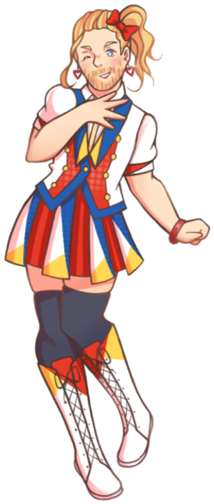 Idol Au That Nobody Asked For - Cartoon (351x750), Png Download