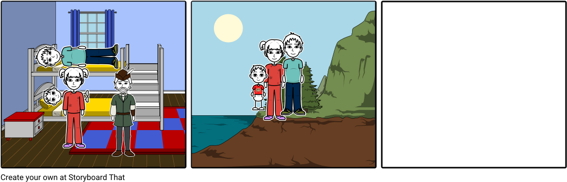 Hazel's Peter Pan - Cartoon (1164x385), Png Download