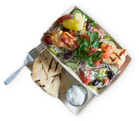 Greek Salad (529x427), Png Download