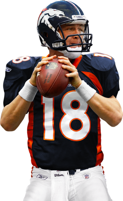 Denver Clipart Denver Broncos 18 396 X 480 Source - Broncos De Denver Peyton Manning (500x814), Png Download