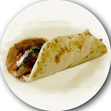 Gyro Wrap - Korean Taco (370x370), Png Download