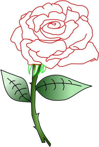 This Free Icons Png Design Of Single Rose (2400x2400), Png Download