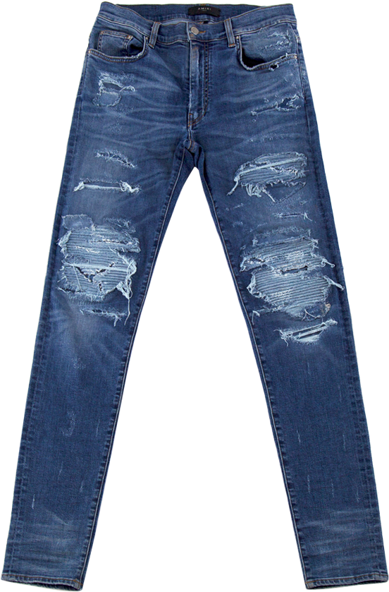 Denim Jean Png Picture - เฟด Route Blue Denim (640x853), Png Download