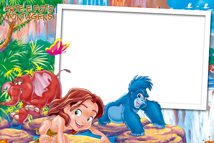 Montagem Para Fotos - Tarzan 2 (898x602), Png Download