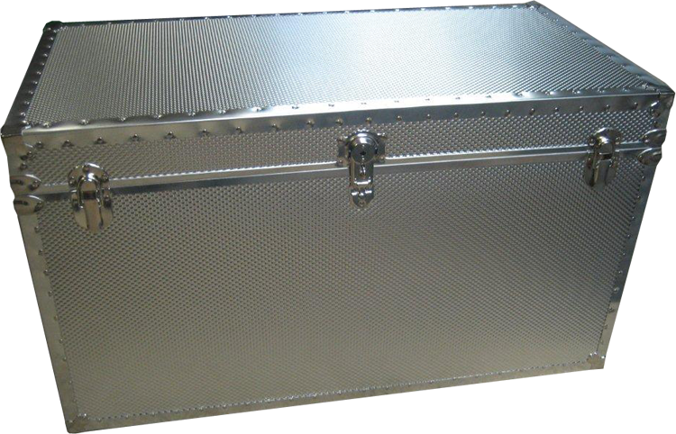 36 X 21 X - Steel Trunk Box (750x482), Png Download