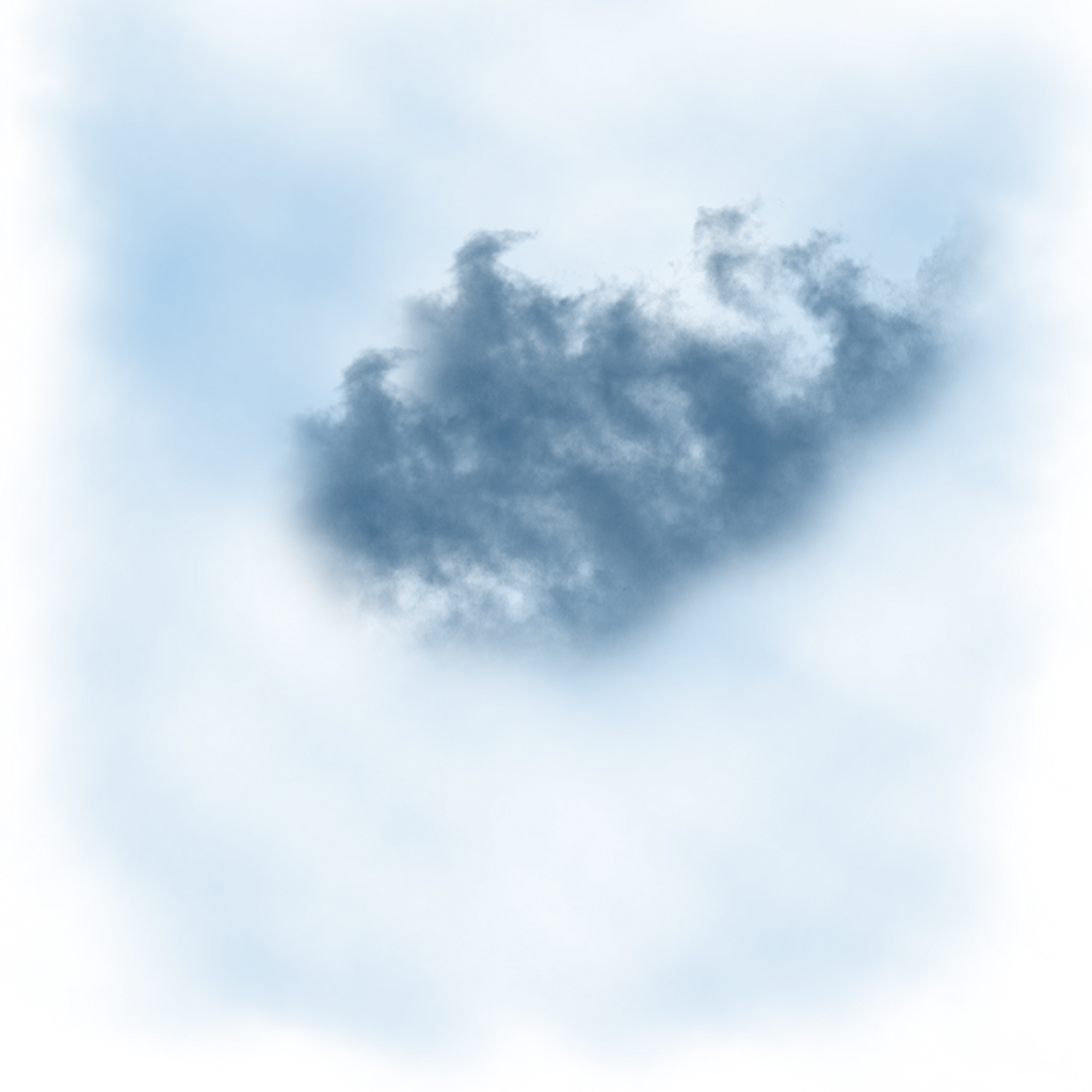 Clipart Clouds Sky - Haze (1024x1024), Png Download