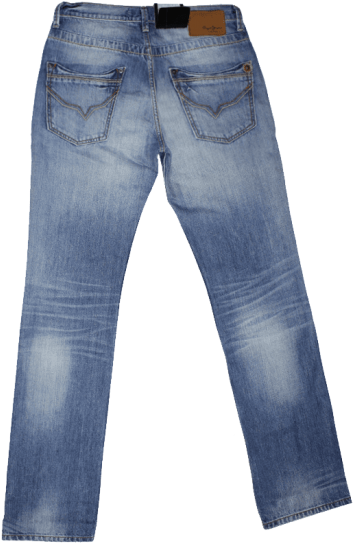 Free Png Blue Half Wash Jeans Png Images Transparent - Jeans (480x549), Png Download