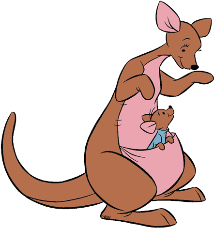 Disney Mother's Day Clip Art Disney Clip Art Galore - Winnie The Pooh Kanga Transparent (450x478), Png Download
