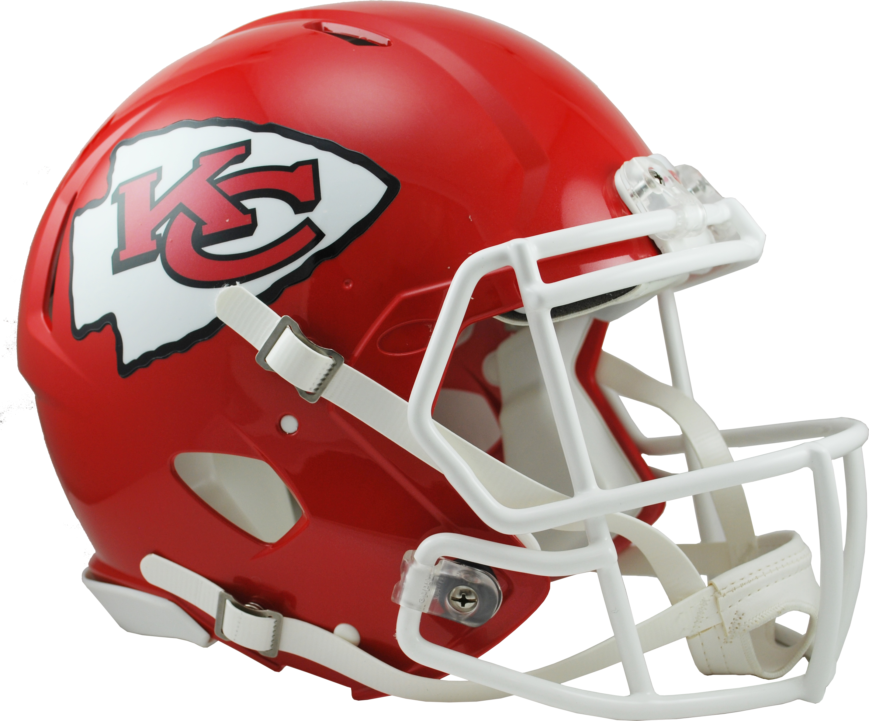 Nfl Kansas City Chiefs Speed Authentic Football Helmet (2938x2938), Png Download