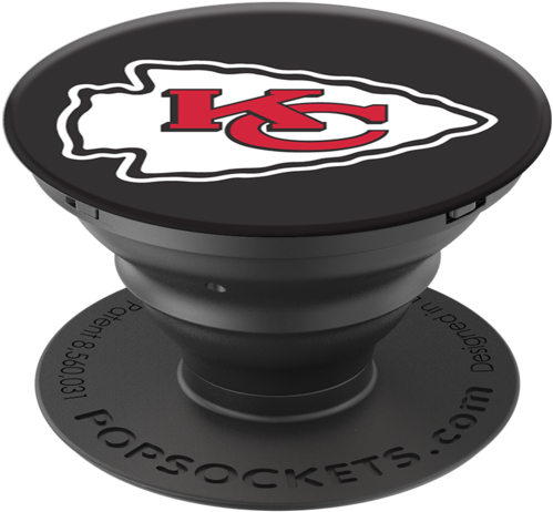 0 Kc Chiefs Logo Matte Bk Single Front - Blue Jays Popsocket (600x600), Png Download