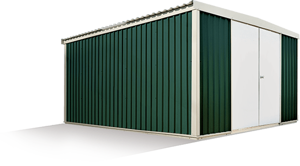 Metal Depots Backyard Series Kt - Garage (600x332), Png Download