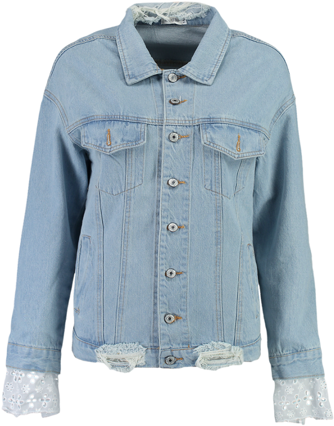 Image Royalty Free Jacket Vector Denim - Jacket (683x1024), Png Download