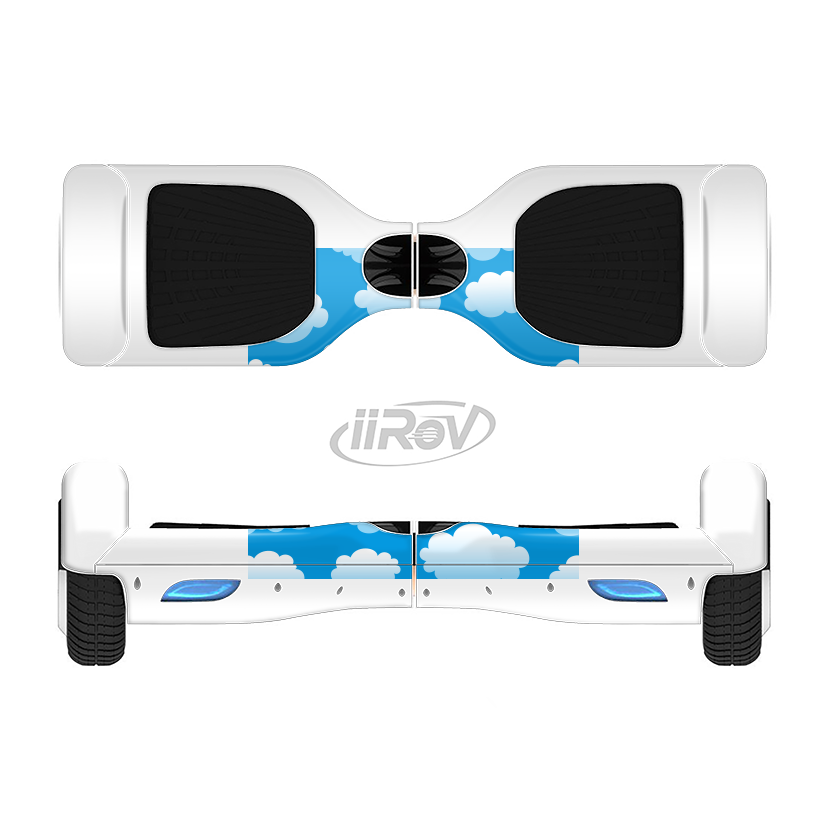 The Cartoon Cloudy Sky Full-body Skin Set For The Smart - Aqua Hoverboard (828x828), Png Download