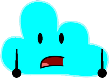 Sky Blue Cloudy Talk 1 - Blue (452x327), Png Download