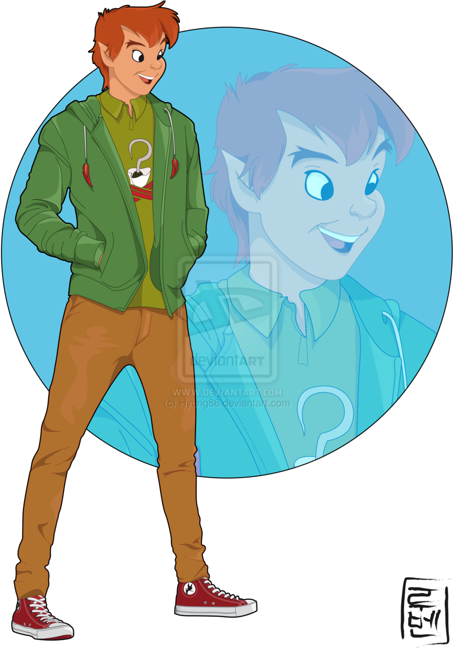 Art Disney Alice In Wonderland The Hunchback Of Notre - Peter Pan Modern Art (900x1273), Png Download