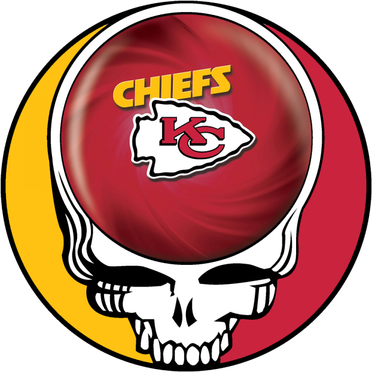 Kansas City Chiefs Skull Logo Decals Stickers - Steal Your Face Skull (750x750), Png Download