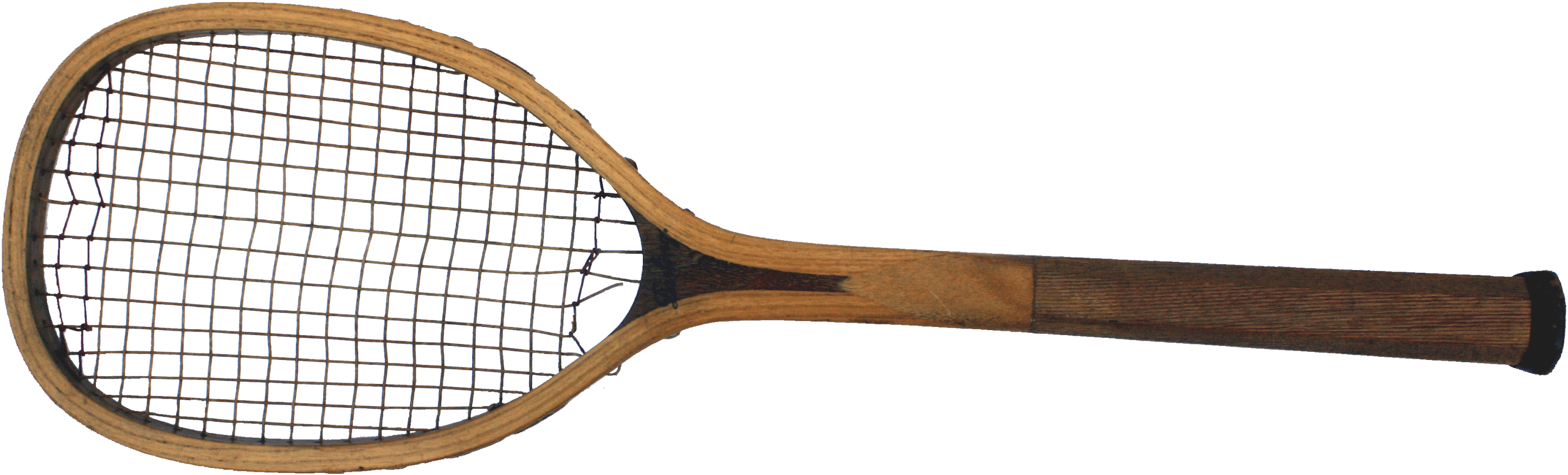 Antique Tennis Racket - Old Tennis Racket Png (3000x1010), Png Download