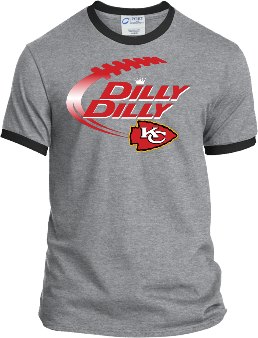 Dilly Dilly Kansas City Chiefs Nfl American Football - Smart T Shirt Design (1155x1155), Png Download