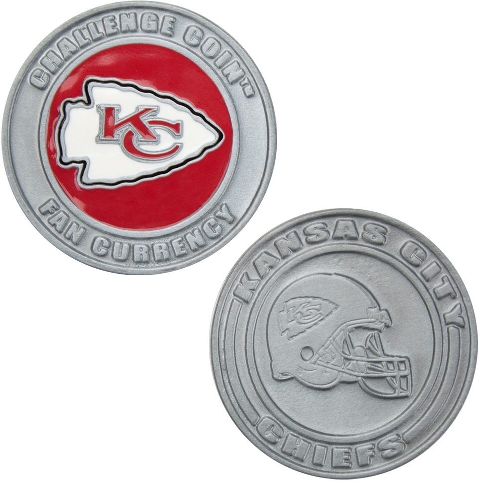 Challenge Coin Card Guard Kansas City Chiefs (1000x1000), Png Download