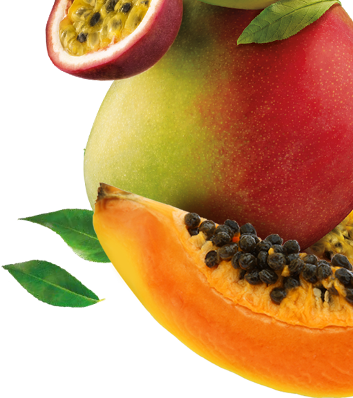 Mango, Papaya & Passionfruit 1kg - Mango Papaya (511x576), Png Download