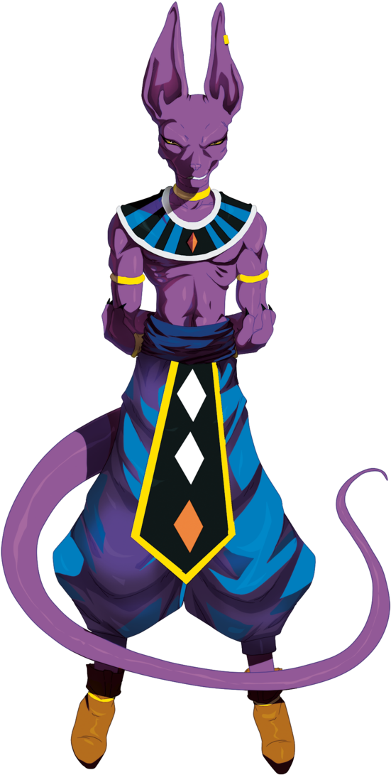 Beerus By Toviorogers - Dragon Ball Bill (600x1220), Png Download