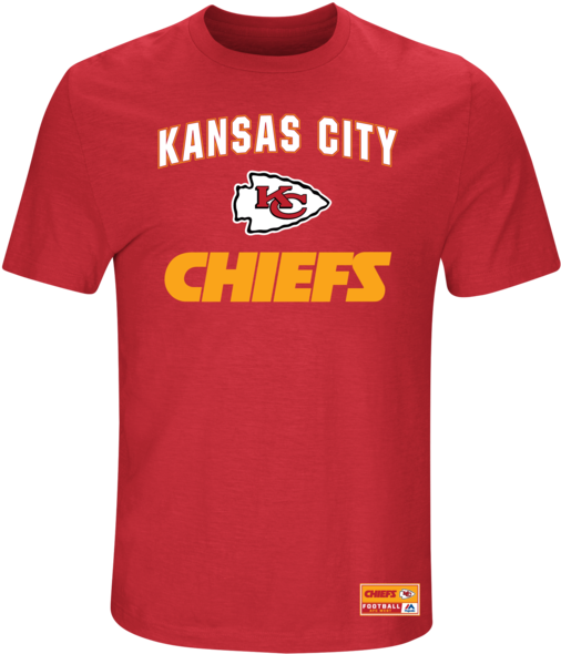 Men's Kansas City Chiefs Majestic Red Line Of Scrimmage - Man Utd 06 07 Kit (600x600), Png Download