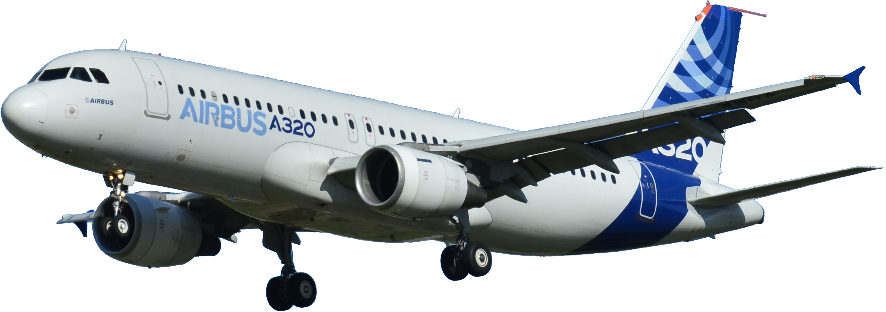 Air Bus Png Image Free Download - Airbus Png (3068x1235), Png Download