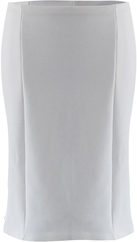 White Fitted Pencil Skirt - Tennis Skirt (831x1413), Png Download