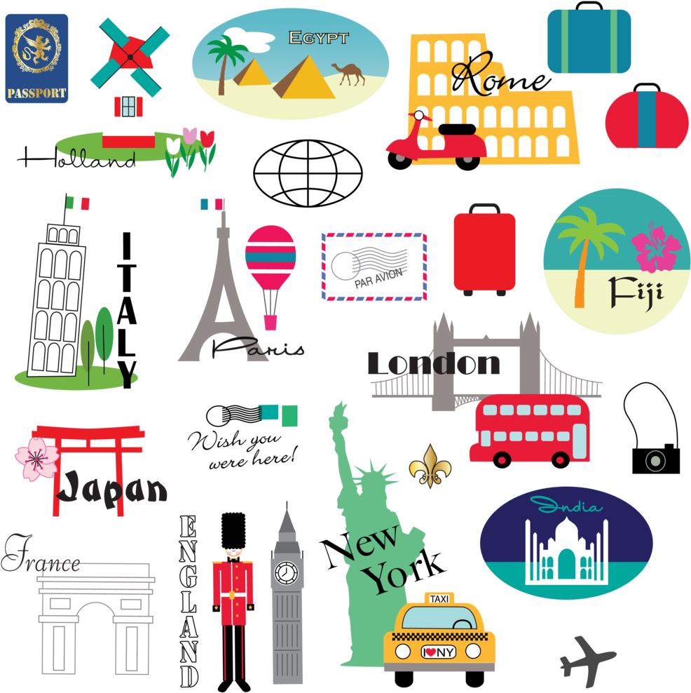 World Travel Travel Clipart (1024x1024), Png Download