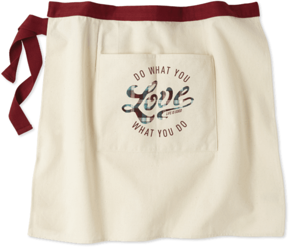Do What You Love Demi Apron (570x570), Png Download