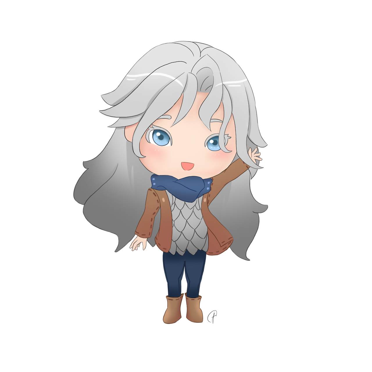 Auriel Being Cute (1280x1280), Png Download