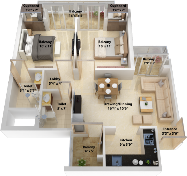 Auriel Towne Smart Lockable Offices (768x642), Png Download