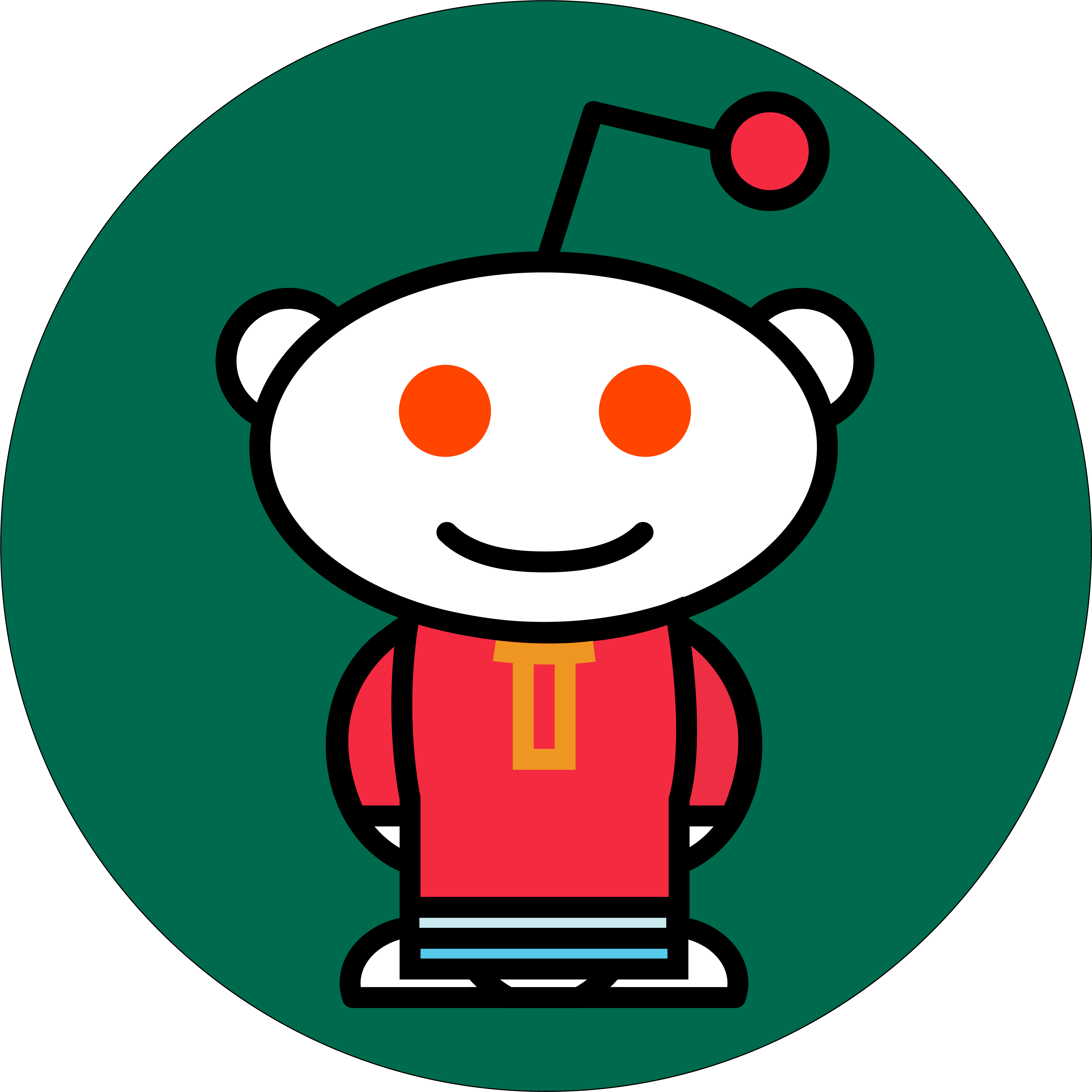 Made A Snoo For Our Sub (4343x4343), Png Download