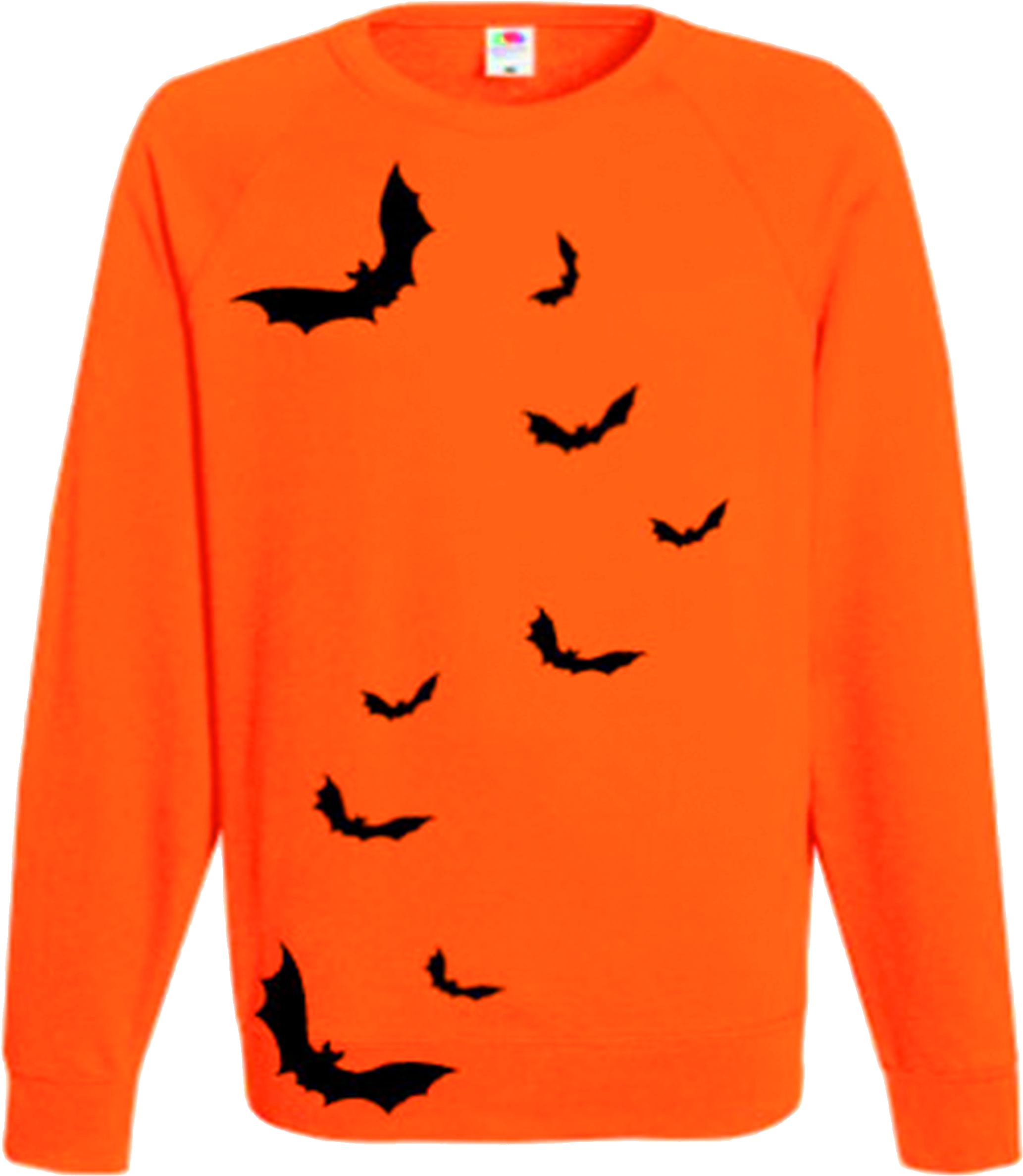 Bat Sillhouette Jumper Sweater Halloween Ev Designs (3048x3048), Png Download