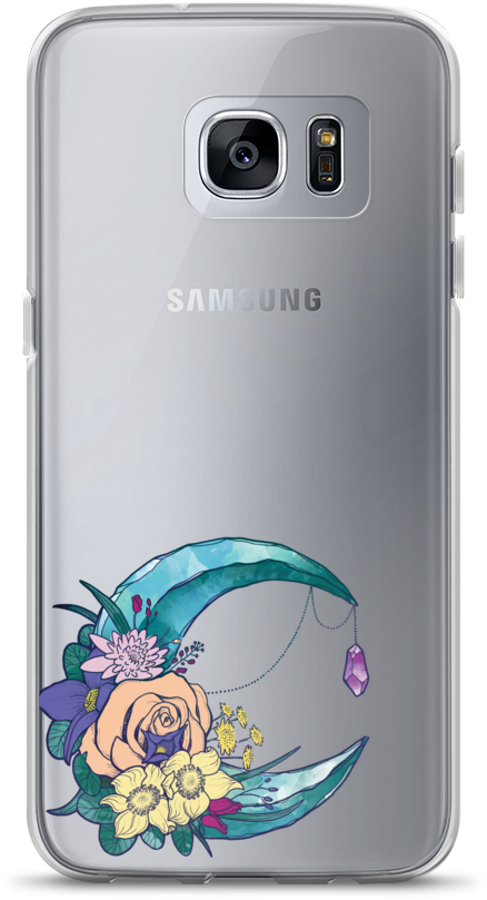 Little Moon Samsung Case (1000x1000), Png Download