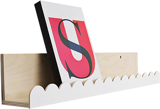 Alba Shelf In White (644x835), Png Download