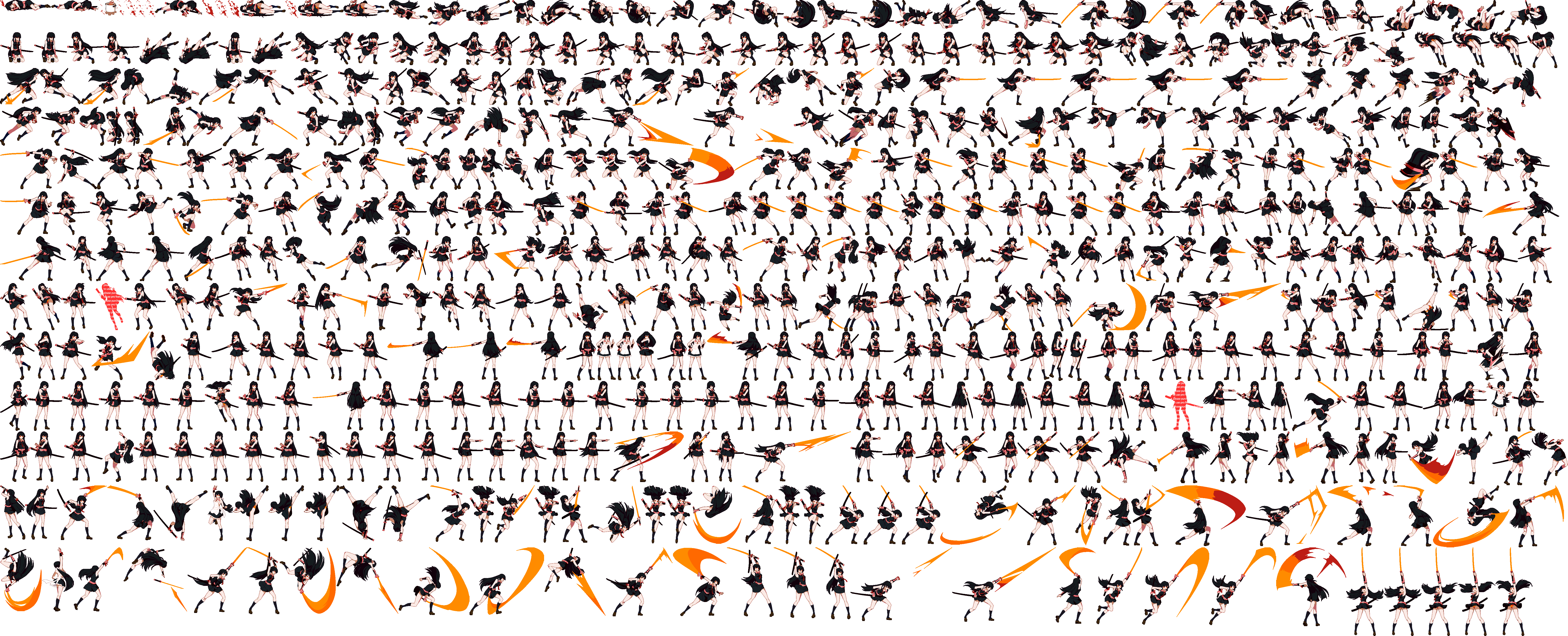 Akame Png (7006x2842), Png Download