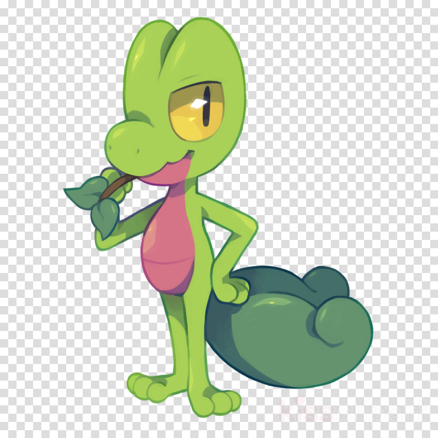 Treecko Clipart Treecko Frog Pokémon (900x900), Png Download