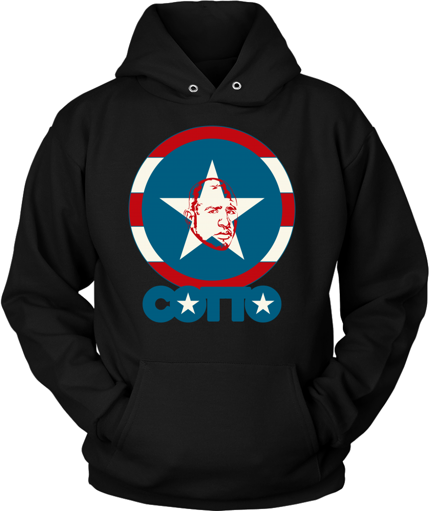 Cotto Puerto Rico Star Hoodie (1024x1024), Png Download