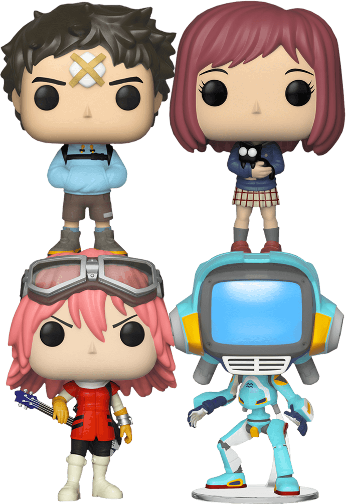 Flcl Pop Vinyl (690x1005), Png Download