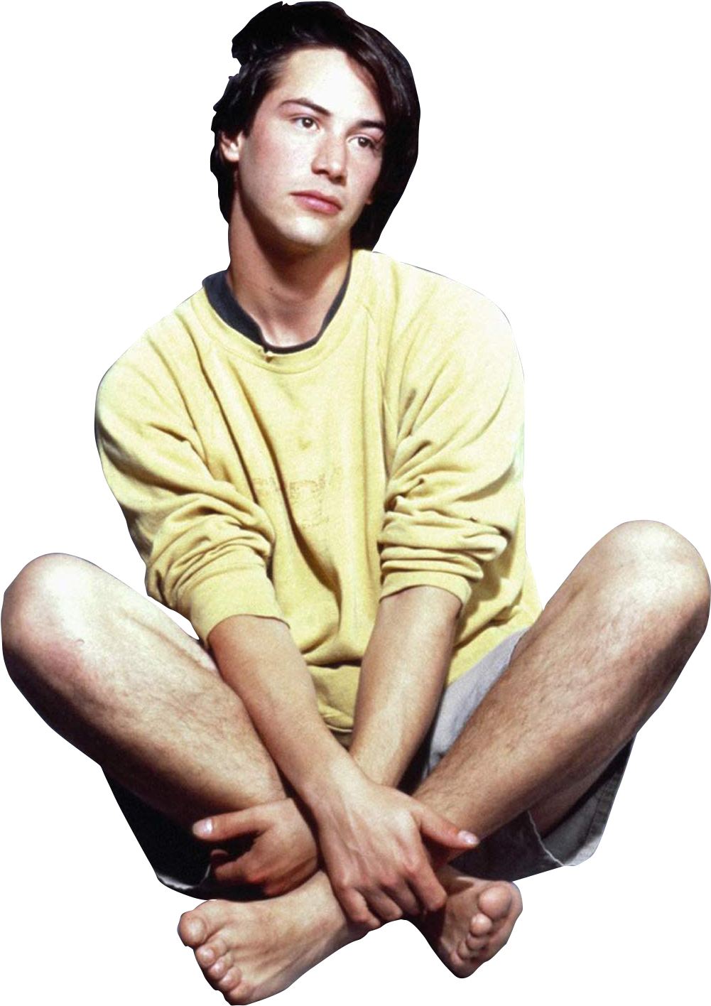 Personkeanu Reeves 80s Photo (1721x1701), Png Download