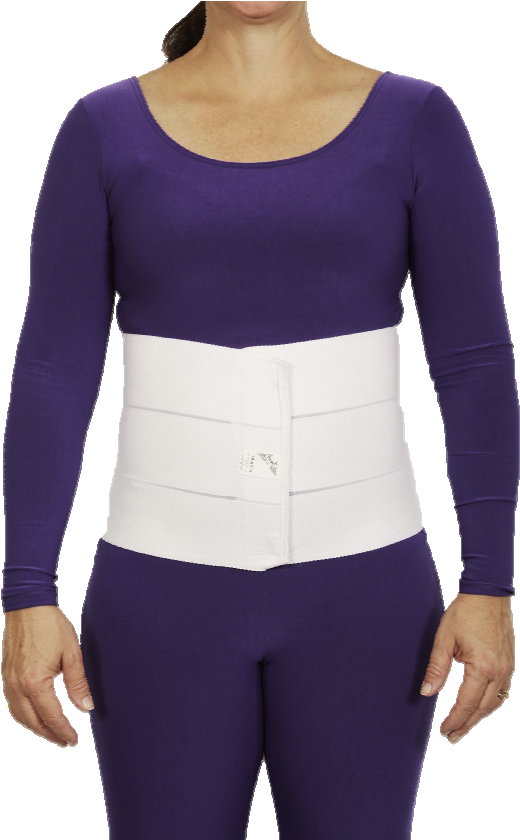 9" Abdominal Binders (540x844), Png Download